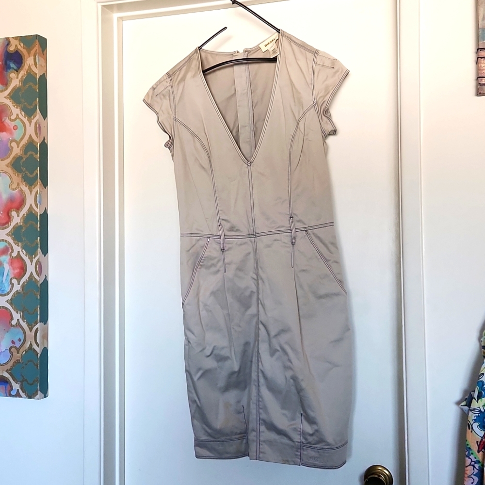 Grey denim DIESEL dress